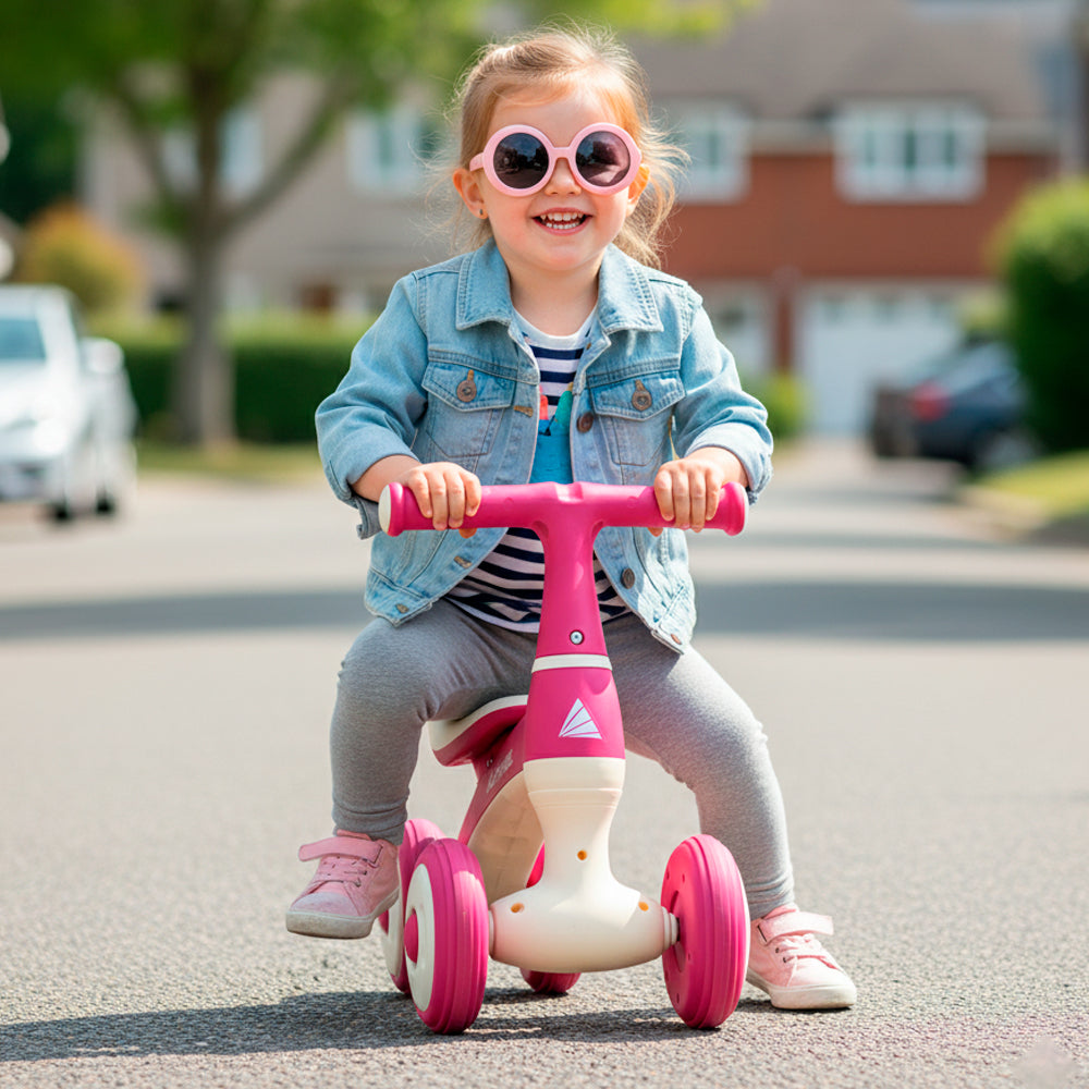 Bicicleta de Balance Infantil Alphavil Trikigo Rosado