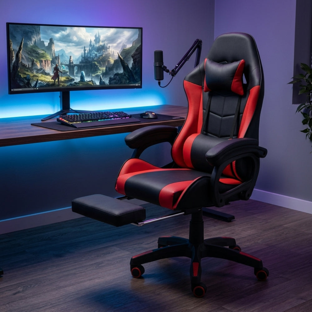Silla Gamer Reclinable Sillium Rojo SEG420011