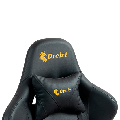 Silla Gamer Dreizt Apolo Series Oro Pro 180° Alta Calidad Posapies