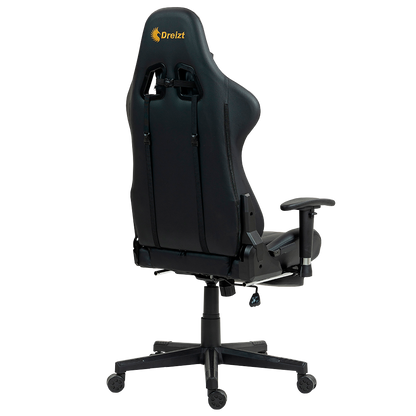 Silla Gamer Dreizt Apolo Series Oro Pro 180° Alta Calidad Posapies
