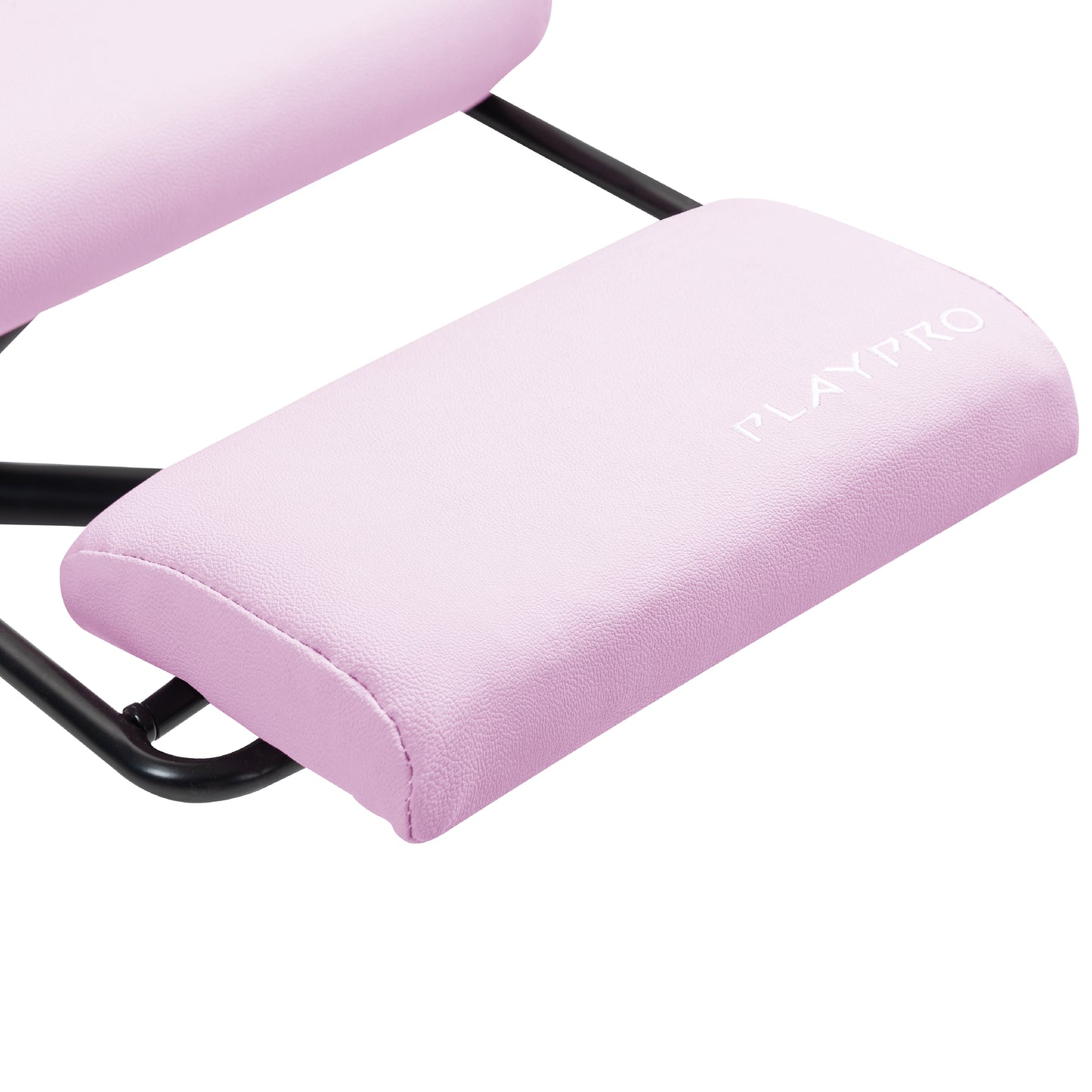 Silla Gamer Con Masajeador Lumbar Playpro X1 Rosado Bunny Base de Metal