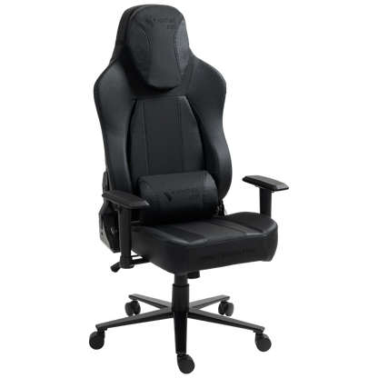 Silla Gamer Venture Side Elite Negro Premium Con Posapies Clase 4