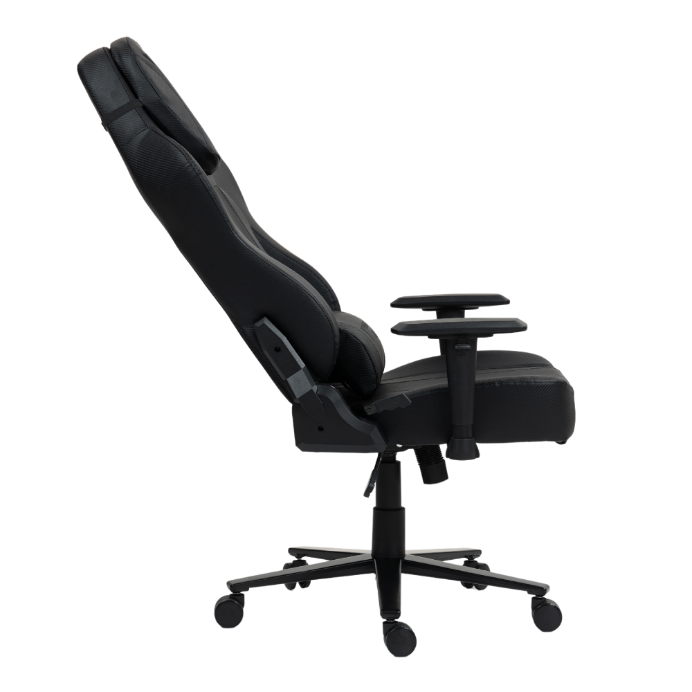 Silla Gamer Venture Side Elite Negro Premium Con Posapies Clase 4