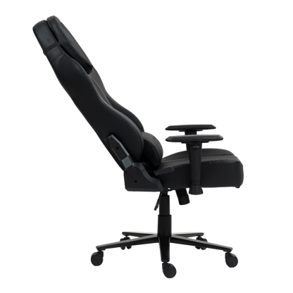 Silla Gamer Venture Side Elite Negro Premium Con Posapies Clase 4