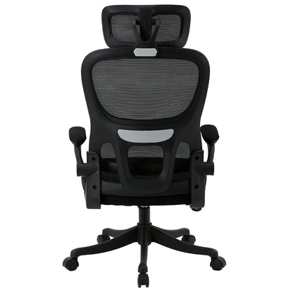 Juego de 4 Sillas Ergonómicas de Oficina Gerencial Komsum Turin Negro