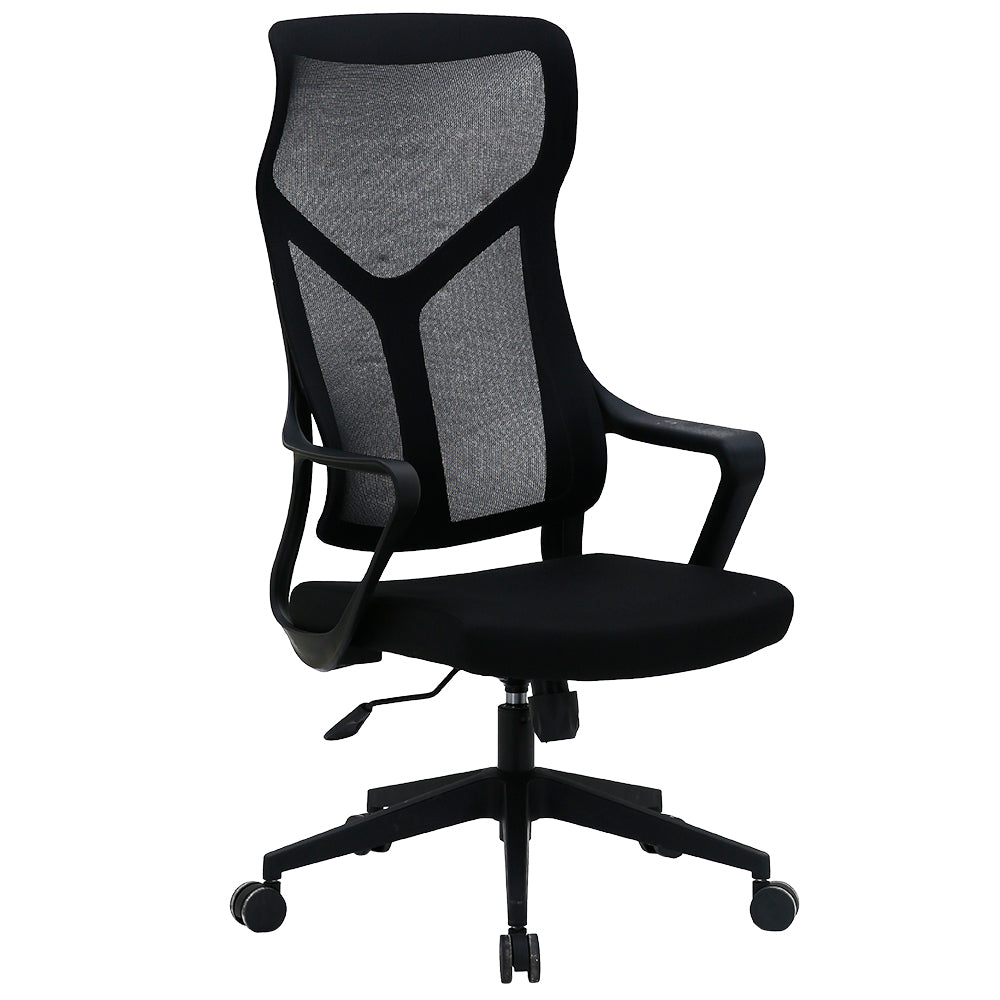Pack x2 Sillas Ergonómicas de Oficina Ejecutivas Komsum Lyon Negro