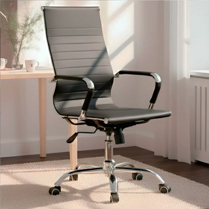 Silla de Oficina Ejecutiva Base de Acero Komsum Cannes