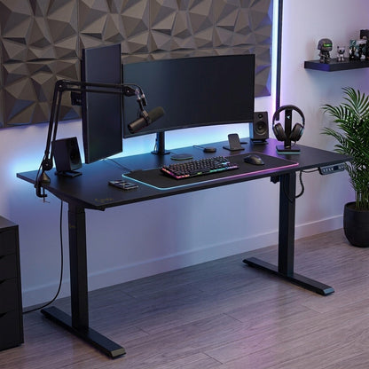 Escritorio Eléctrico Dreizt Altura Regulable 150x60 Negro Xdesk Smart