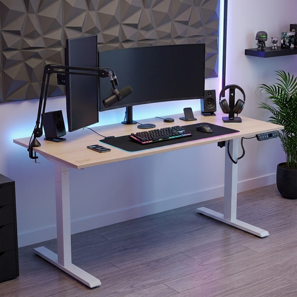 Escritorio Eléctrico Dreizt Altura Regulable 150x60 Negro Xdesk Smart