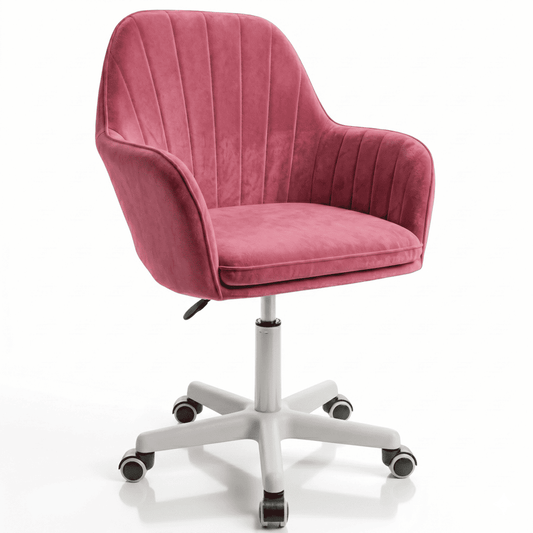 Silla Giratoria de Escritorio Oficina Buckingham Soft Rosado Bean