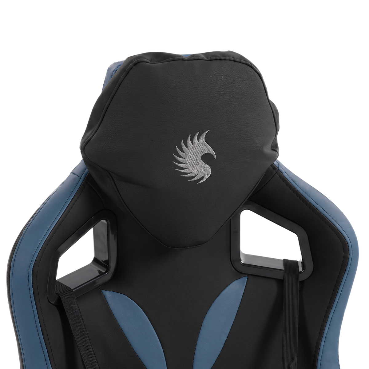 Silla Gamer Dreizt Thunder Series Azul Premium Con Posapies Clase 4