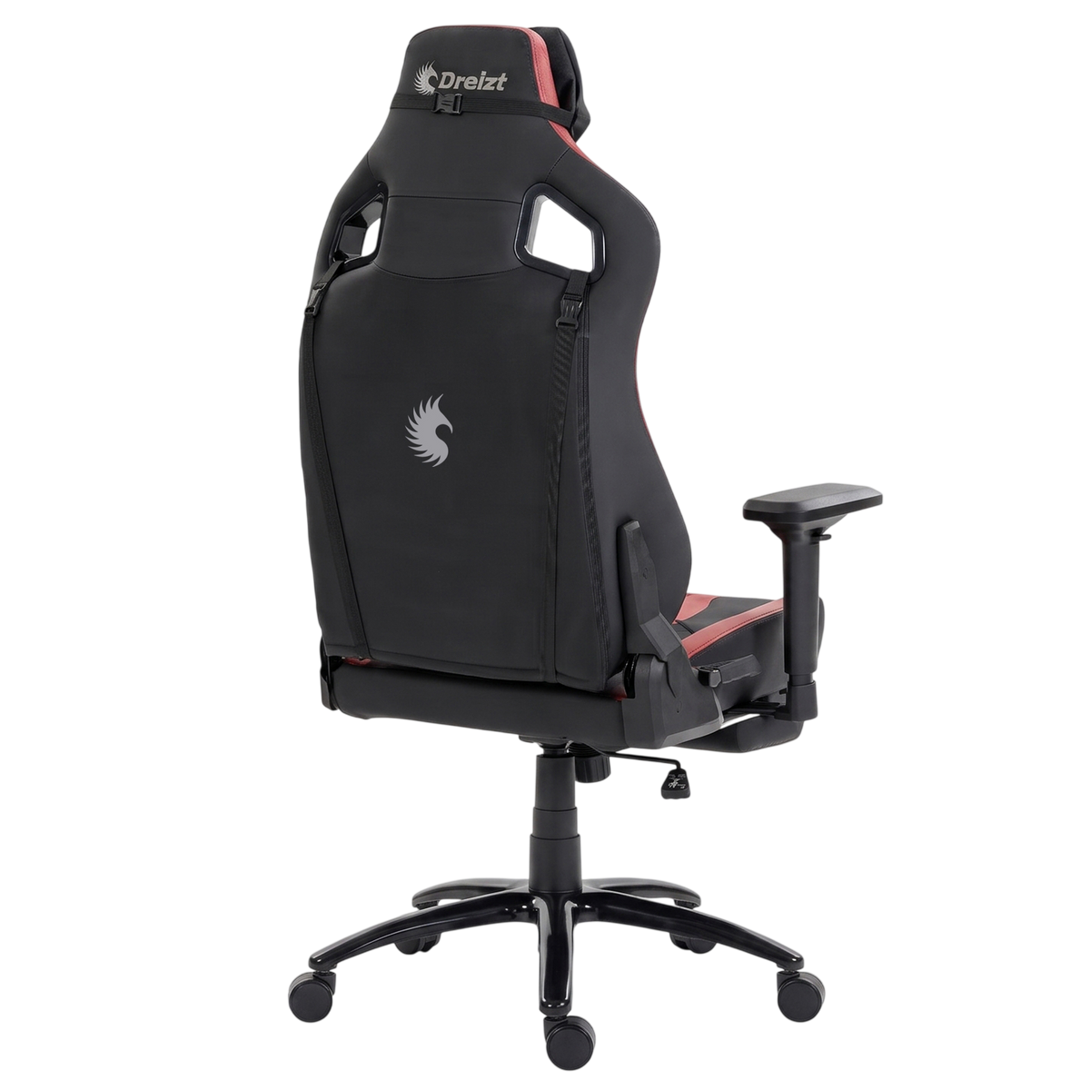 Silla Gamer Dreizt Thunder Series Rojo Premium Con Posapies Clase 4