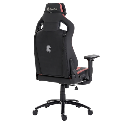 Silla Gamer Dreizt Thunder Series Rojo Premium Con Posapies Clase 4