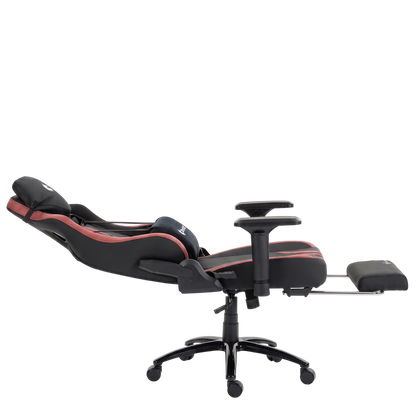 Silla Gamer Dreizt Thunder Series Rojo Premium Con Posapies Clase 4