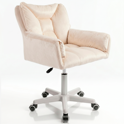 Silla Giratoria de Escritorio Oficina Buckingham Vanity Beige