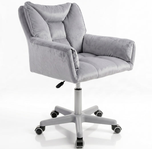 Silla Giratoria de Escritorio Oficina Buckingham Vanity Gris