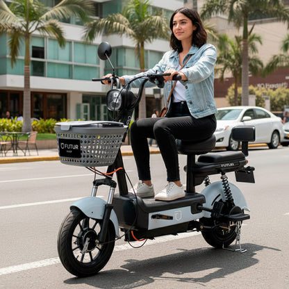 Bicimoto Electrica ZYRO gris