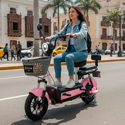Bicimoto Electrica ZYRO rosa
