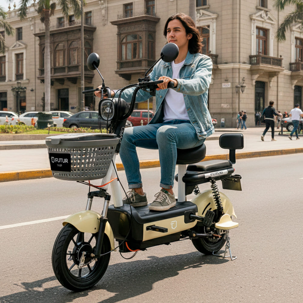 Bicimoto Electrica ZYRO amarillo