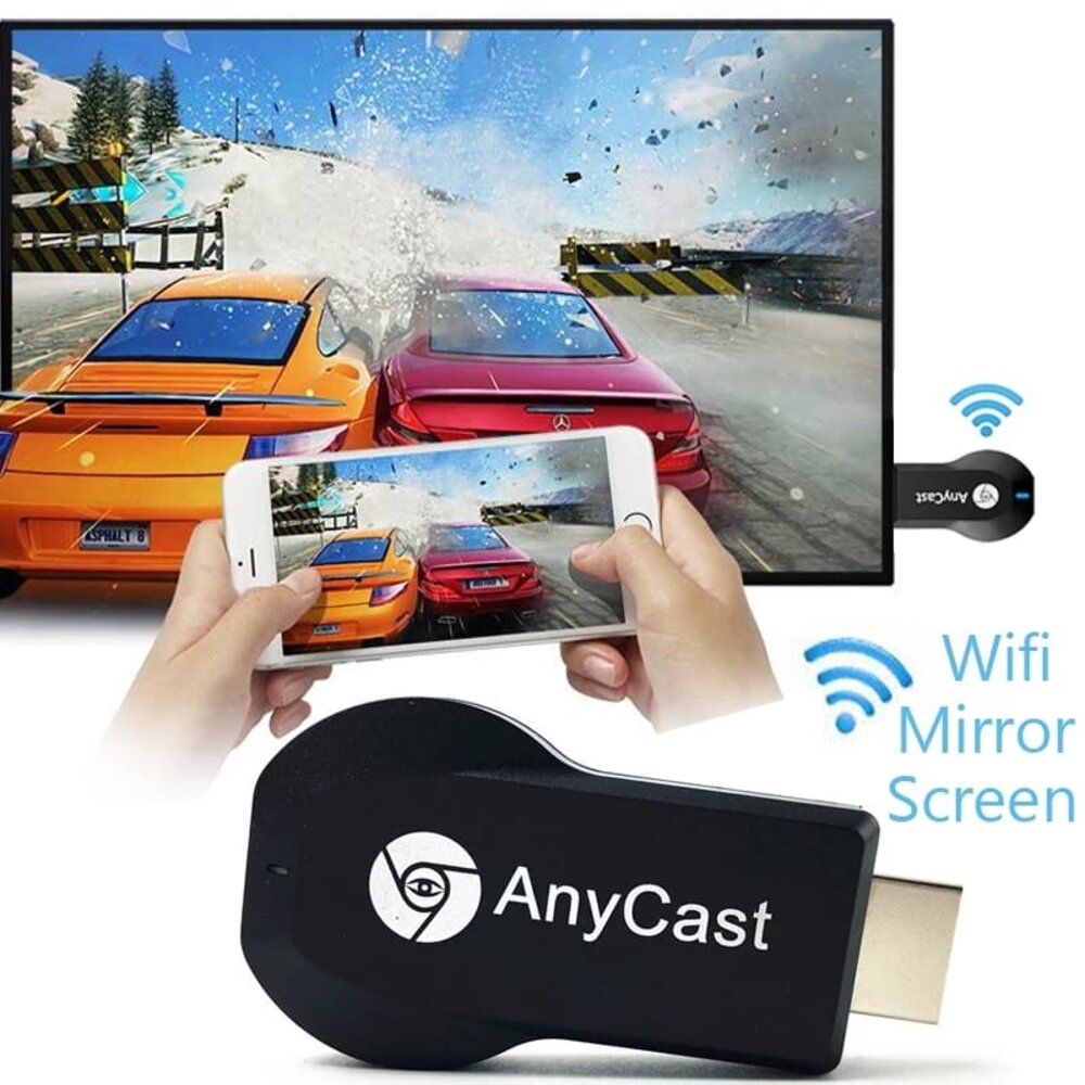 Anycast Proyección M12 Plus Chromecast Android TV Smart 1080P HD