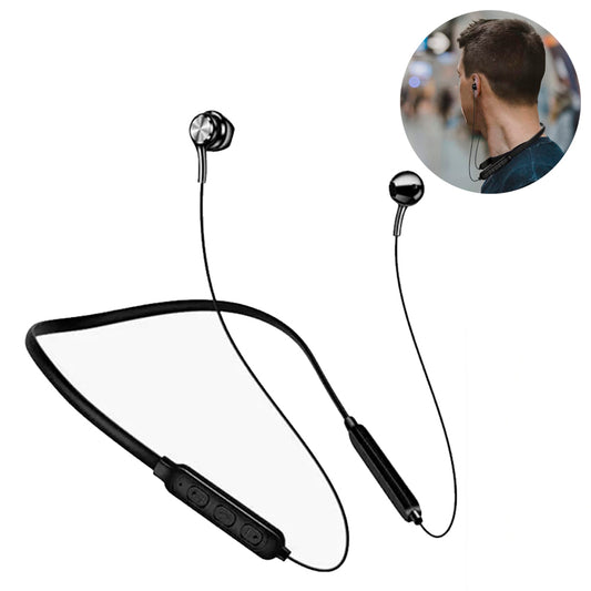 Audífonos Inalámbricos Deportivos con Bluetooth 5.0 para Cuello con Micrófono AU240011 Negro