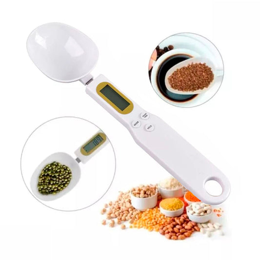 Cuchara Medidora Digital 500g Blanco