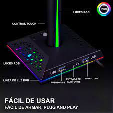 Soporte Parante para Audífonos Gamer RGB D6000 PRO