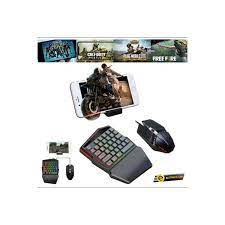 Bluetooth Kit Combo Gamer 4 en 1 Teclado Gamer de una Sola Mano Rgb y Mouse Dreizt Pubg Free Fire