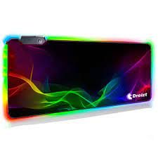 Mousepad Gamer DREIZT RGB Multicolor Diseño DESTELLOS XL 80cm x 30cm