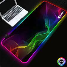 Mousepad Gamer DREIZT RGB Multicolor Diseño DESTELLOS XL 80cm x 30cm
