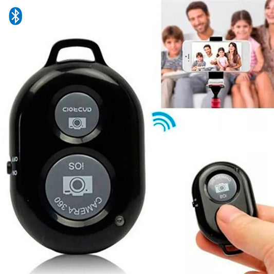 Shooter Disparador Bluetooth Fotos a Distancia Calidad Negro Selfie