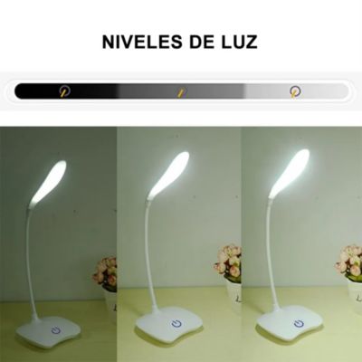 Lámpara de Escritorio USB LED Flexible DYH390005 Blanco
