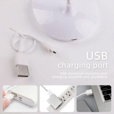 Lámpara de Escritorio USB LED Flexible DYH390005 Blanco