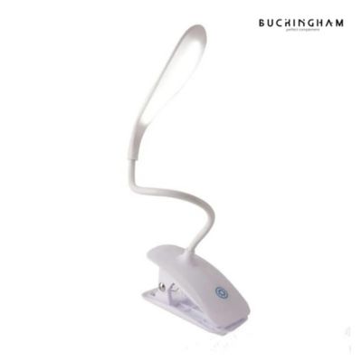 Lámpara de Lectura Dimmer Clip flexible DYH390006 Blanco