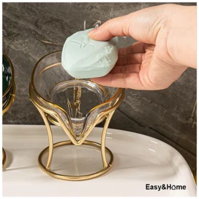 Jabonera de Lujo para Baño EasyHome HYC280048 Transparente