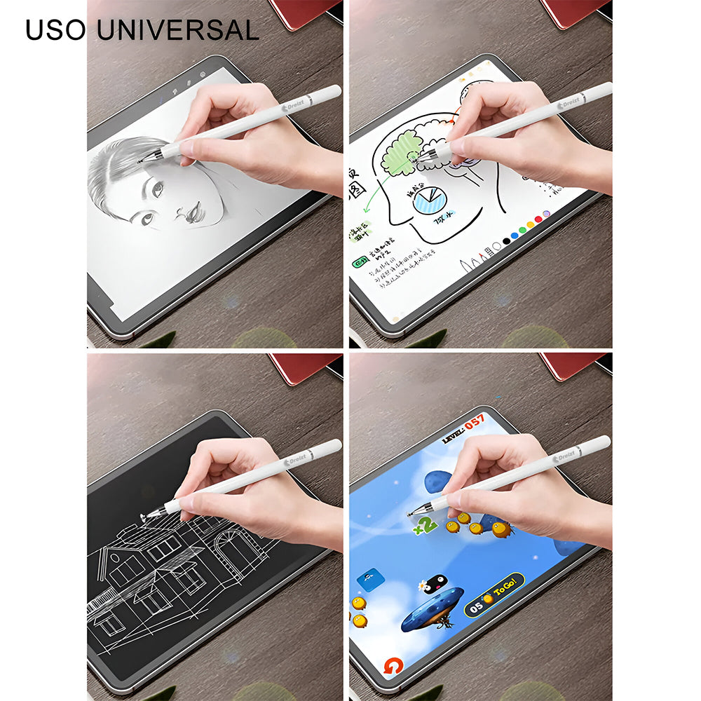 Lápiz Universal Capacitivo para Apple/IPhone/IPad Alta Sensibilidad y Punta Fina con Tapa Magnética
