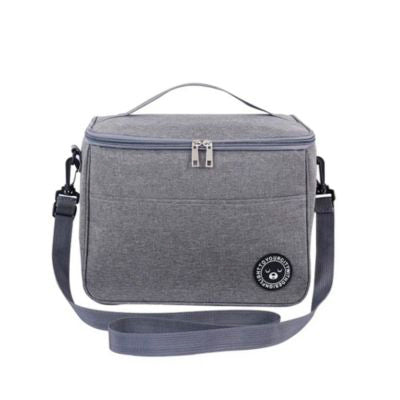 Lonchera Térmica Bolsa Almuerzo Impermeable EasyHome HYC280040 Gris