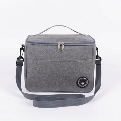 Lonchera Térmica Bolsa Almuerzo Impermeable EasyHome HYC280040 Gris