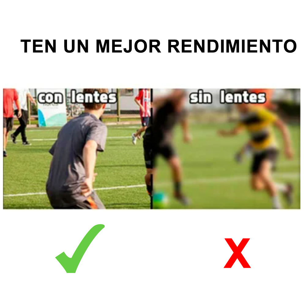 Marco Montura de Lentes para Deporte Anti-Impacto a Prueba de Golpes Baloncesto Fútbol Transparente Negro
