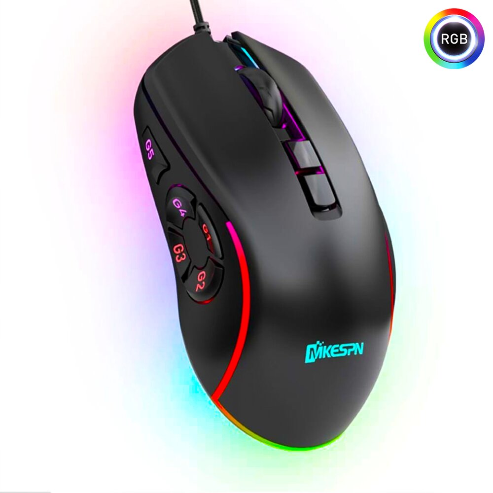Mouse Gamer Profesional D7200 PRO RGB Dreizt