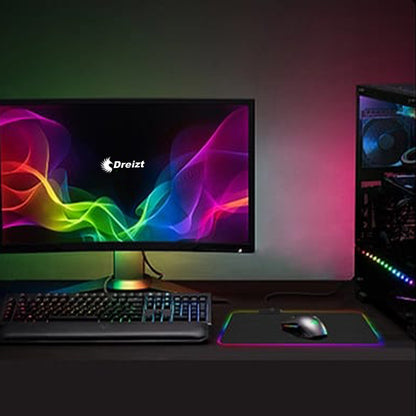 Mousepad Gamer DREIZT RGB Multicolor 30CM X 25CM
