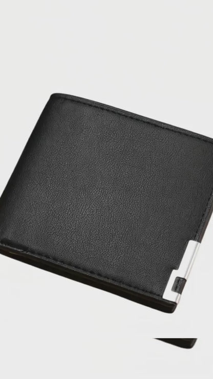 Billetera Tarjetero para Hombre Elegante Negro